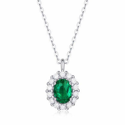 Stříbrný náhrdelník Emerald