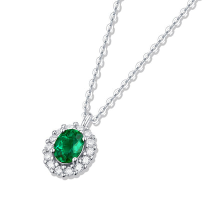 Stříbrný náhrdelník Emerald