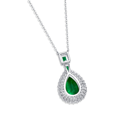 Elegantní stříbrný náhrdelník Emerald