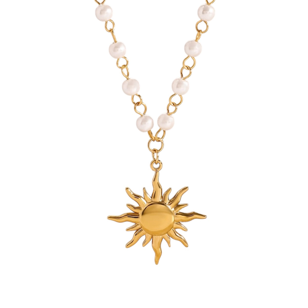 Náhrdelník 18K Gold Sun